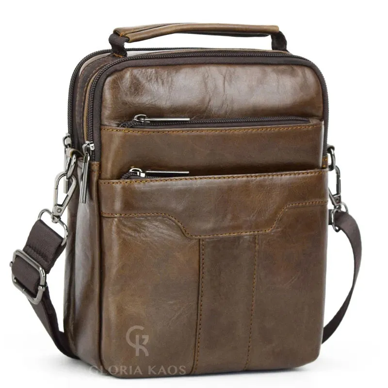 Borsa a tracolla in vera pelle di qualità superiore Art.