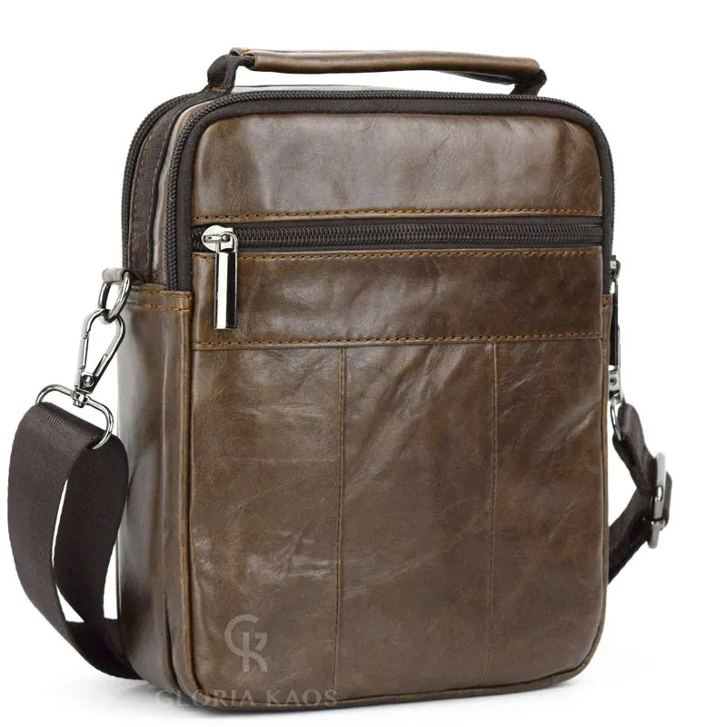 Borsa a tracolla in vera pelle di qualità superiore Art.