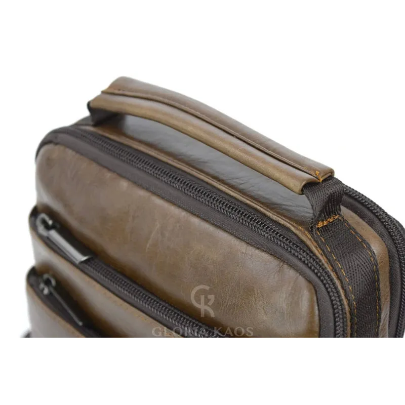 Borsa a tracolla in vera pelle di qualità superiore Art.