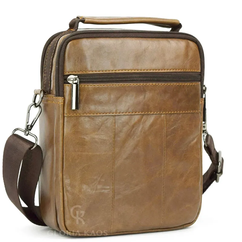 Borsa a tracolla in vera pelle di qualità superiore Art.