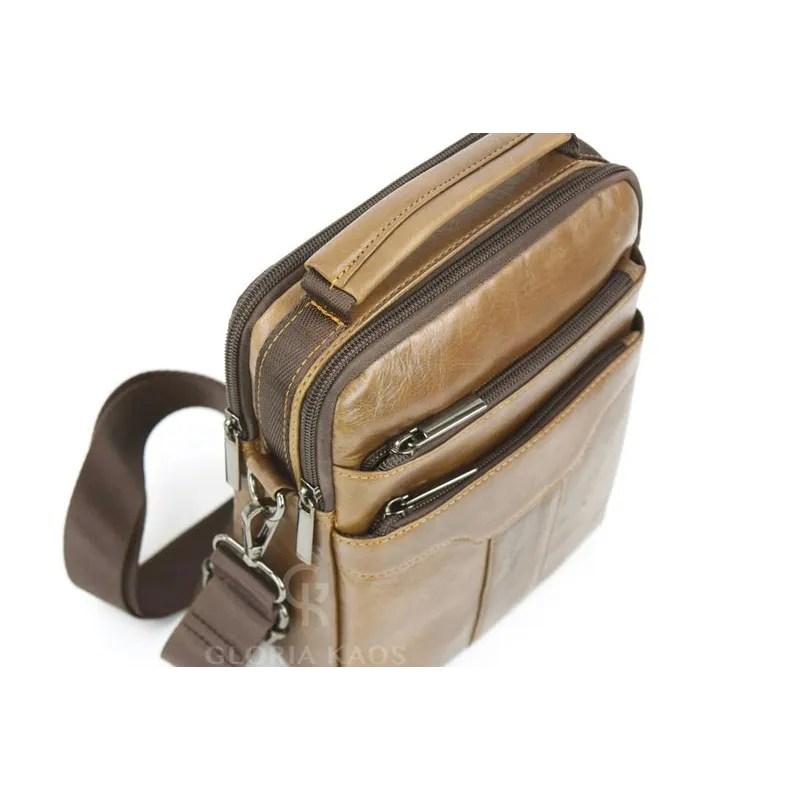 Borsa a tracolla in vera pelle di qualità superiore Art.