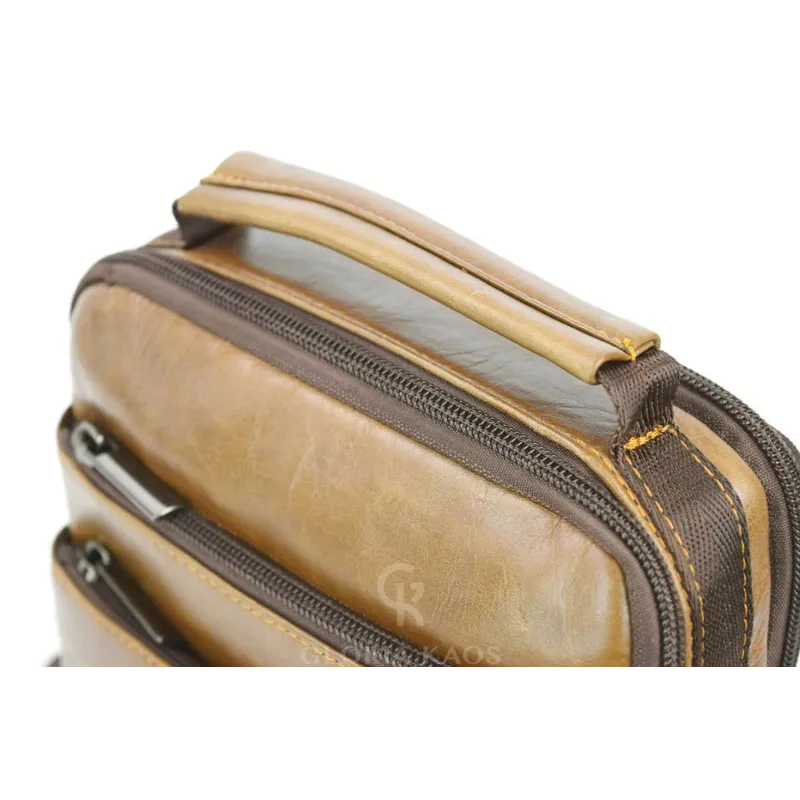 Borsa a tracolla in vera pelle di qualità superiore Art.
