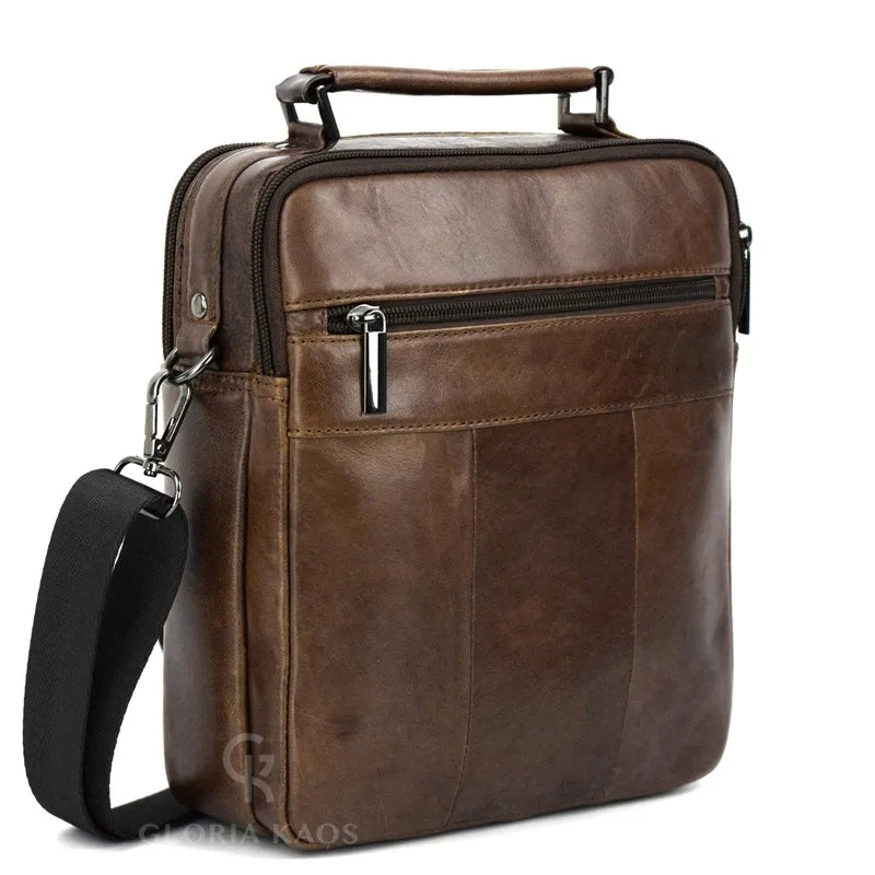 Borsa Tracolla Uomo in Vera Pelle Art. 8816