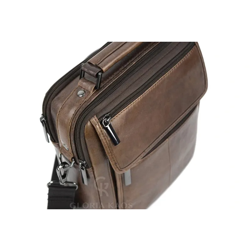 Borsa Tracolla Uomo in Vera Pelle Art. 8816