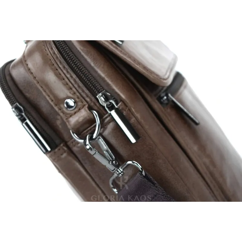 Borsa Tracolla Uomo in Vera Pelle Art. 8816