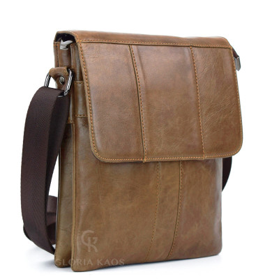 Borsa Tracolla Uomo in Vera Pelle Art. 8822