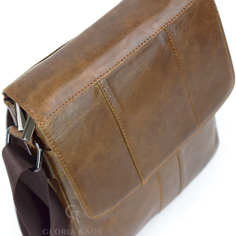 Borsa Tracolla Uomo in Vera Pelle Art. 8822