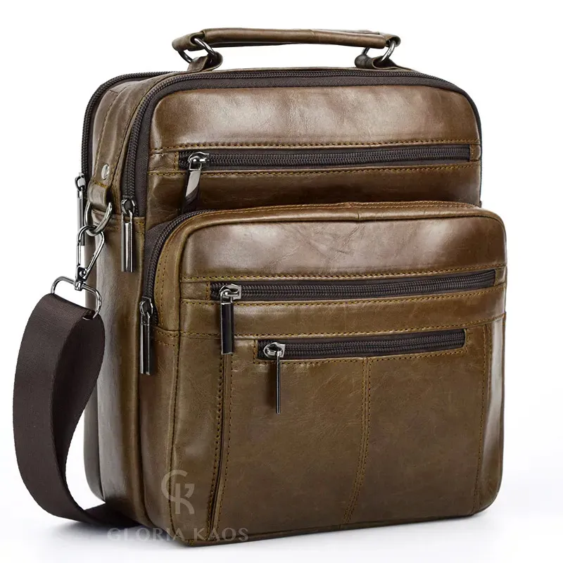 Borsa Tracolla Uomo in Vera Pelle Alta Qualita' Art. 8807