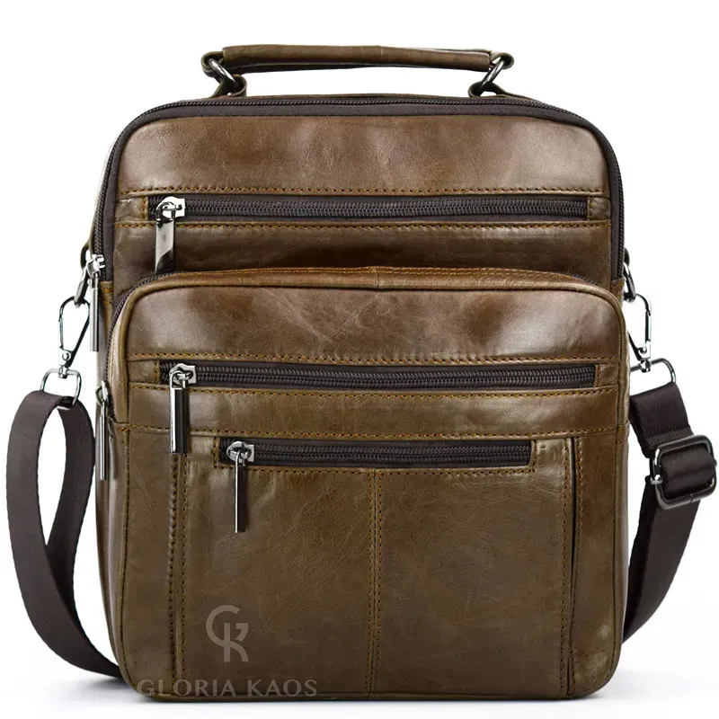 Borsa Tracolla Uomo in Vera Pelle Alta Qualita' Art. 8807