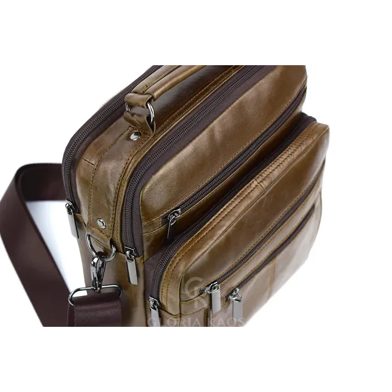 Borsa Tracolla Uomo in Vera Pelle Alta Qualita' Art. 8807
