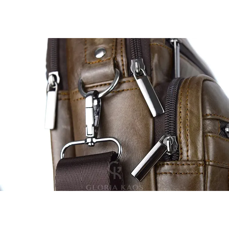 Borsa Tracolla Uomo in Vera Pelle Alta Qualita' Art. 8807