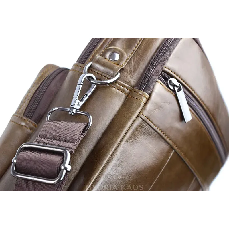 Borsa Tracolla Uomo in Vera Pelle Alta Qualita' Art. 8807