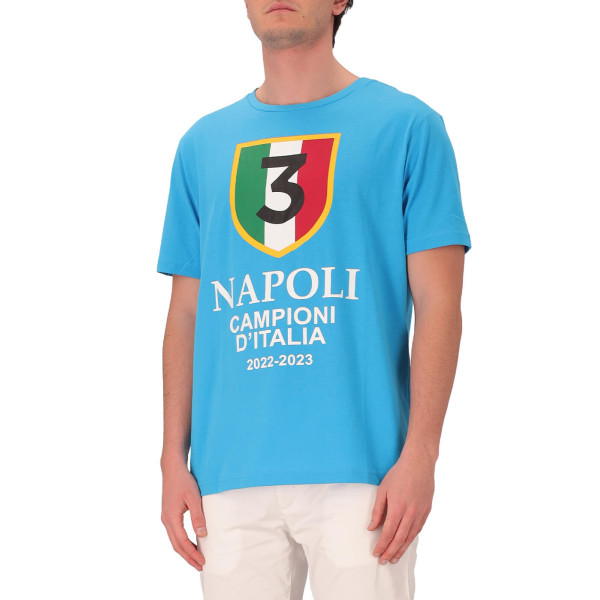 T-SHIRT MAGLIA NAPOLI CAMPIONI D'ITALIA MAGLIETTA TERZO SCUDETTO 2023